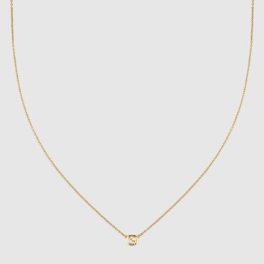 GUCCI Collier À Pendentif 18 Carats Interlocking