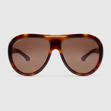 GUCCI Pilot Frame Sunglasses