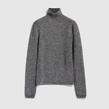 GUCCI Lamé Stretch Fabric T-shirt, Size L