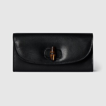 GUCCI Long Wallet With Bamboo