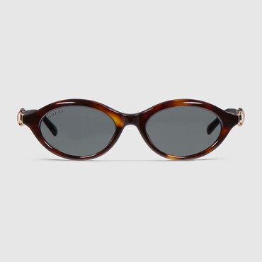 GUCCI Oval-frame Sunglasses