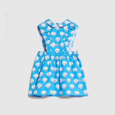 GUCCI Baby - Crinkle Cotton Dress, Size 3-6 MONTHS