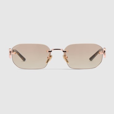 GUCCI Rectangular-frame Sunglasses