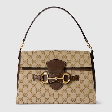 GUCCI Medium Top Handle Bag With Horsebit