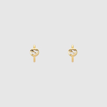 GUCCI Créoles 18 Carats Interlocking