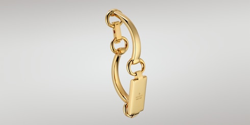 Bracelet-manchette à motif Horsebit