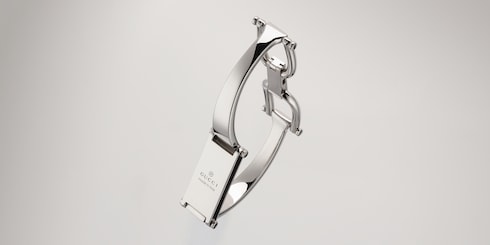 Bracelet jonc à motif étrier