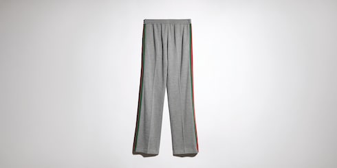 Pantalón deportivo de jersey de cashmere