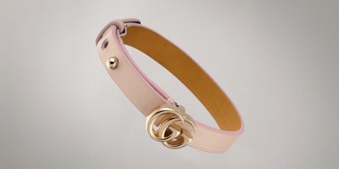 Pulsera de Piel con Doble G