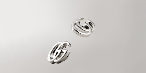 Pendientes de botón GG Marmont