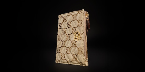Bolsa Para Llaves con Zipper GG Marmont