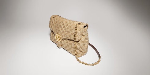 Mittelgroße GG Marmont Schultertasche