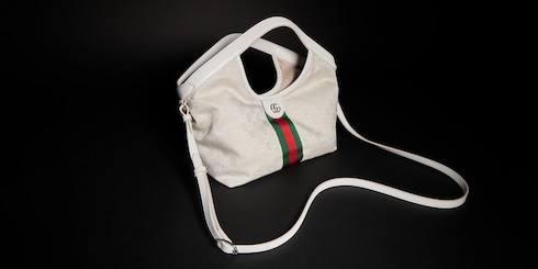 〔グッチ ジリオ〕スモール トートバッグ