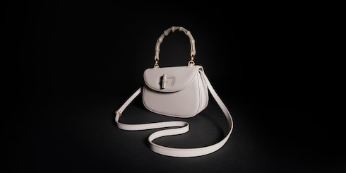 حقيبة Gucci Bamboo 1947 صغيرة