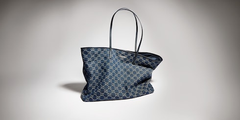 Gucci Tribeca系列大号托特包