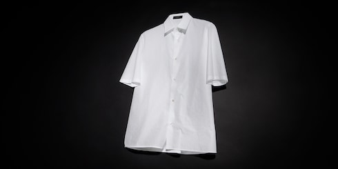 Chemise en popeline de coton GG