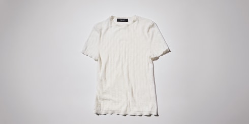 T-shirt en coton dévoré GG