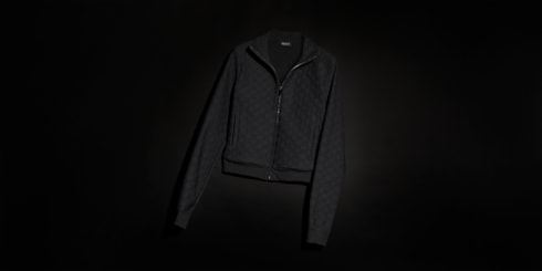 Jacke aus GG Jerseyjacquard mit Reißverschluss