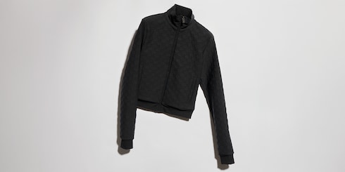 Veste zippée en jersey jacquard GG