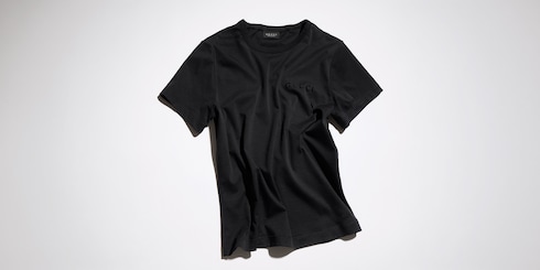 エンブロイダリー コットンジャージー Tシャツ