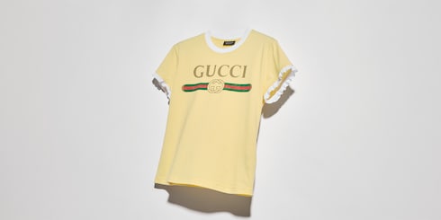 Cotton jersey T-shirt with print