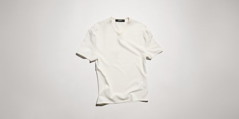 T-Shirt aus technischem Strickgewebe