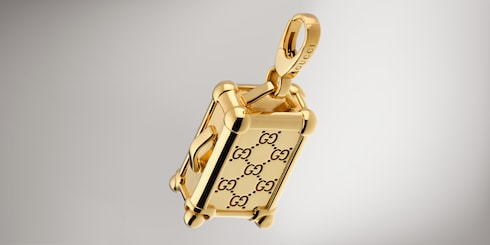 Gucci Savoy trunk motif charm