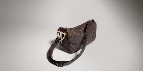 Borsa a spalla Gucci Half Horsebit misura media