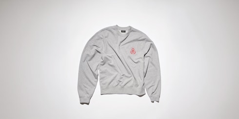 Cotton jersey mélange sweatshirt
