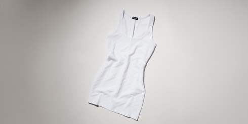 Vestido de jacquard de punto con GG