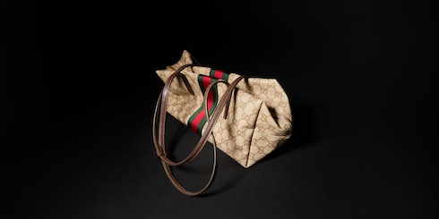 Mittelgroße Gucci Melrose Boston-Tasche