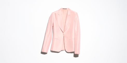 Fine silk faille jacket