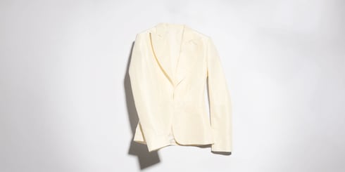 Fine silk faille jacket