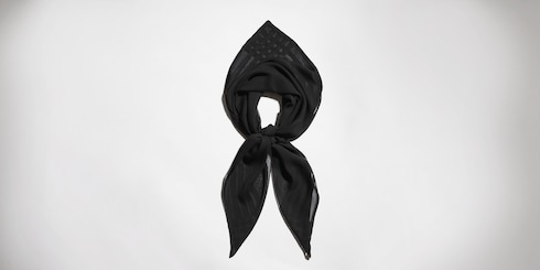 Lightweight silk jacquard shawl