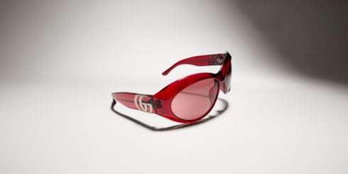 Lunettes de soleil à monture œil-de-chat