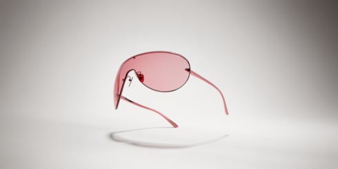 Lunettes de soleil à monture masque