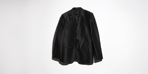 Fine silk faille jacket