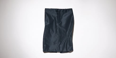 Rock aus feinem Seidenfaille