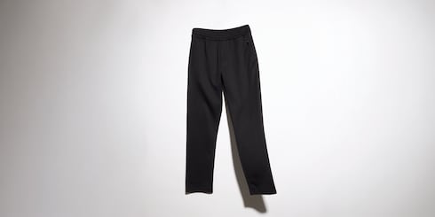 Pantalones deportivos de punto de algodón y seda