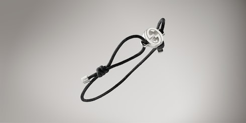 Gucci Interlocking系列绳状手链