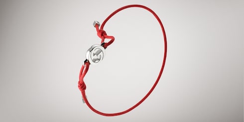 Gucci Interlocking系列绳状手链