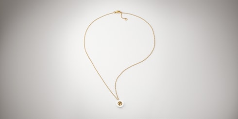 Gucci Interlocking 18k pendant necklace