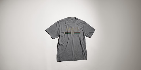 T-shirt in jersey di cotone con stampa
