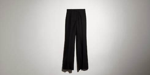 Pantalon en mélange de lin