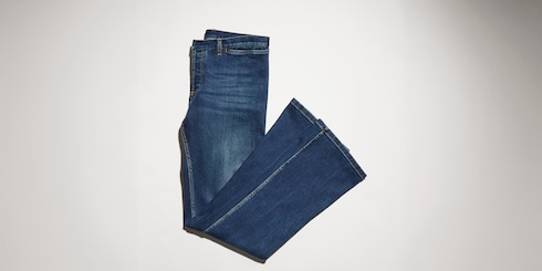 Pantalon en denim de coton stretch