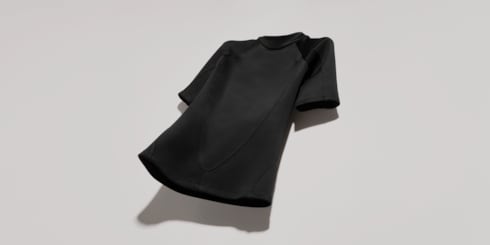 T-shirt in jersey di cotone medio
