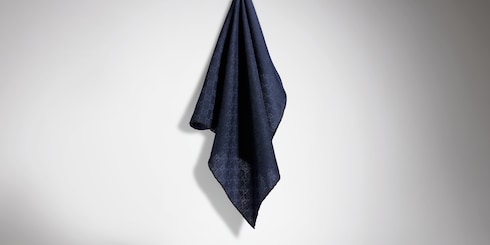 GG wool silk jacquard pocket square