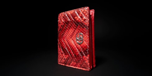 GG Marmont python small wallet