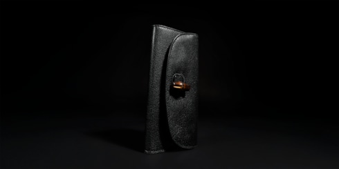 Lange Brieftasche mit Bambus