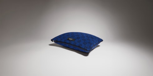 Cojín rectangular de algodón con GG
